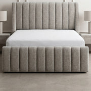 Bliss Channel-Tufted Upholstered Bed – made in UAE by Dune & Pine